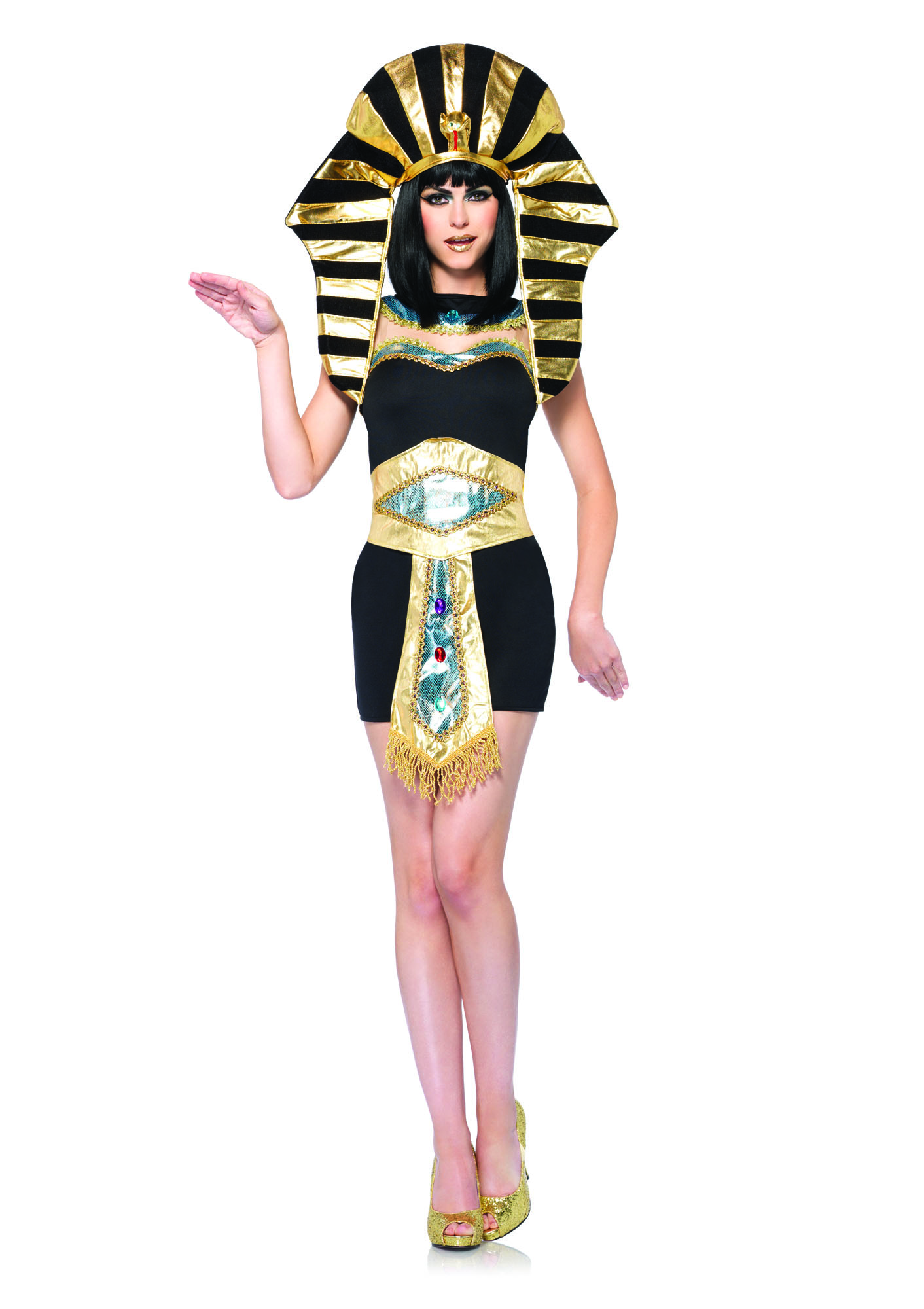 Leg Avenue Womens Sexy Egyptian Cleopatra Nile Queen Goddess Halloween Costumes