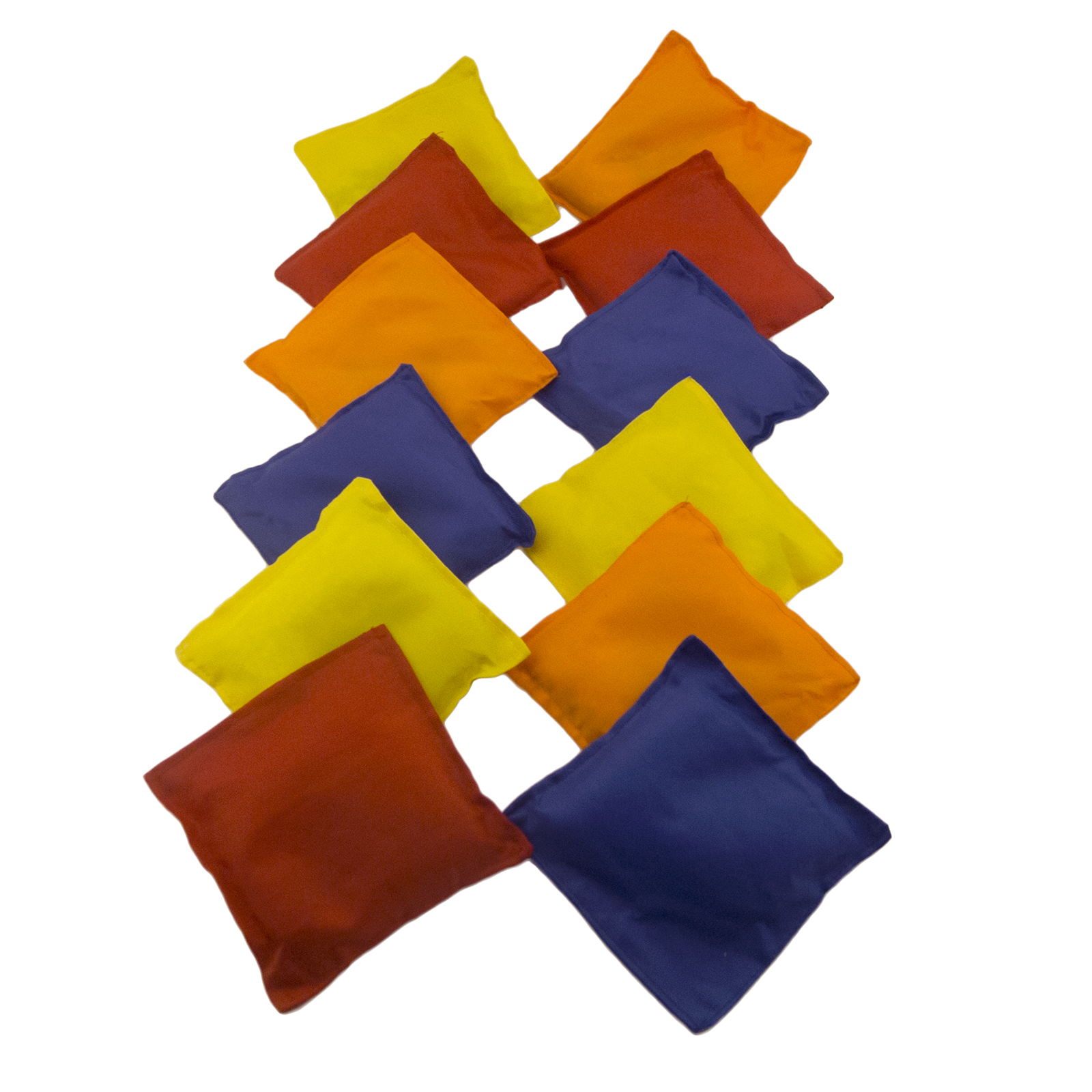 Dozen 5" Assorted Nylon Bean Bags Cornhole Bag Toss Game Baggo Carnival