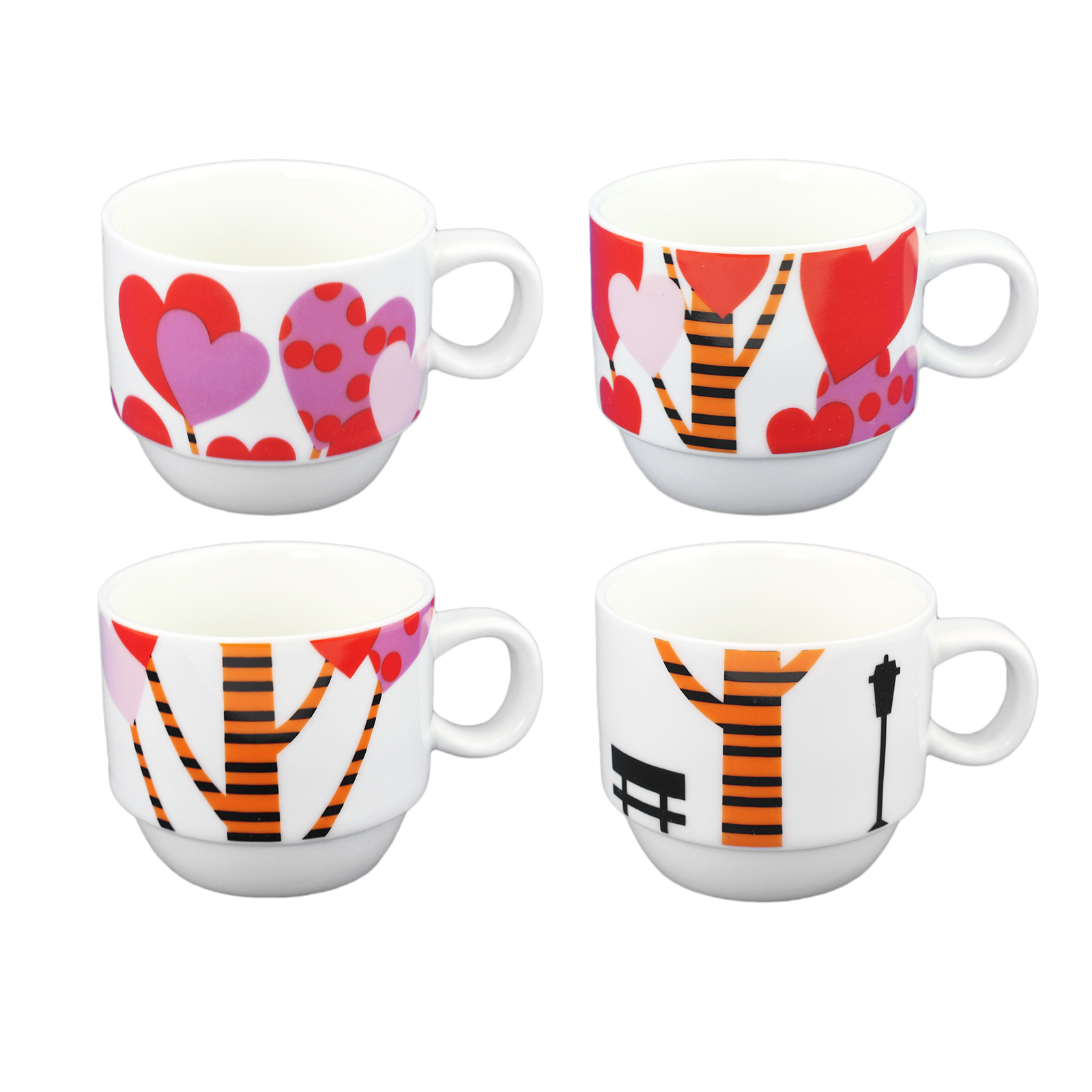 stackable ceramic coffee mugs with chrome rack expresso tea hot beverage stacked stackable ceramic coffee mugs with chrome rack expresso tea hot beverage stacked