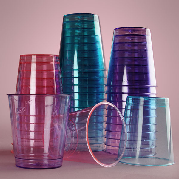 1 Oz 30 Ml Recyclable Clear Plastic Shot Glass Cup BPA Free Bulk Lot