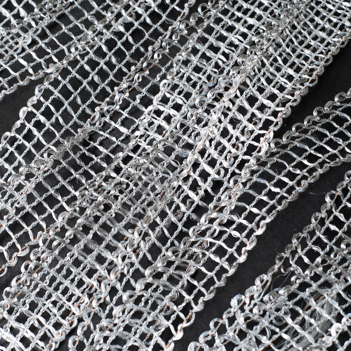 1" Jute Window Pane Mesh Ribbon Trim 25 yard roll Craft Sewing Floral