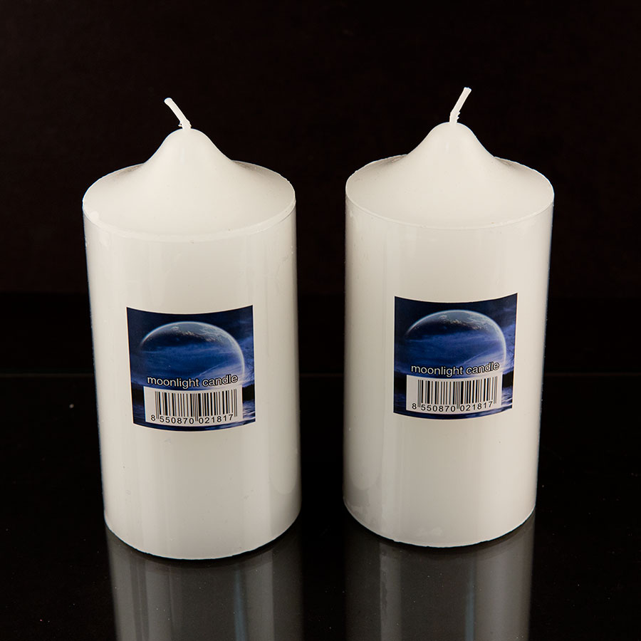 3 pcs Decorative Cylinder Candles 3" Diameter 6" Tall Party/Home