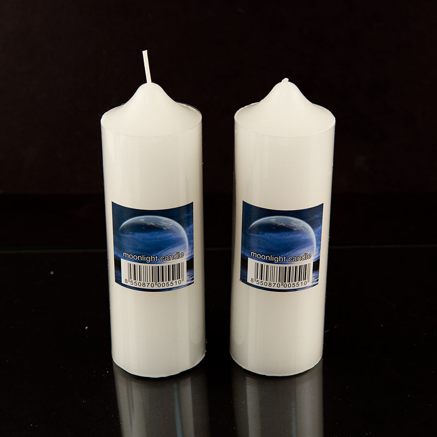 ifavor123.com: 2 pcs Decorative Cylinder Candles 2 Inch Diameter 6 Inch