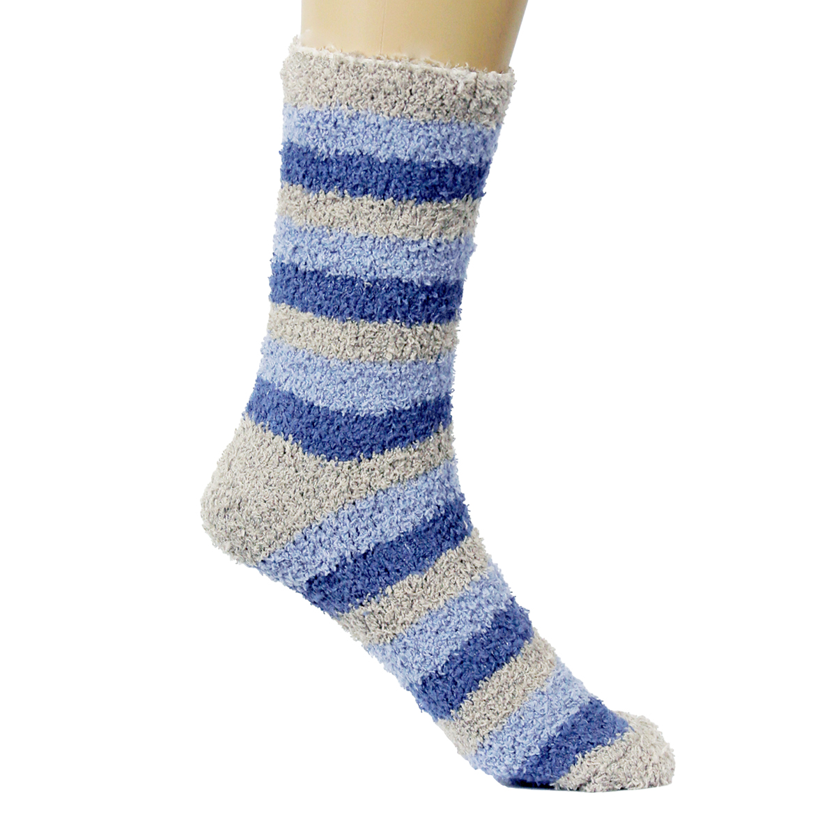 Men's Warm Fuzzy Socks Striped Cool Fluffy Colorful Winter Comfortable Fun US | eBay