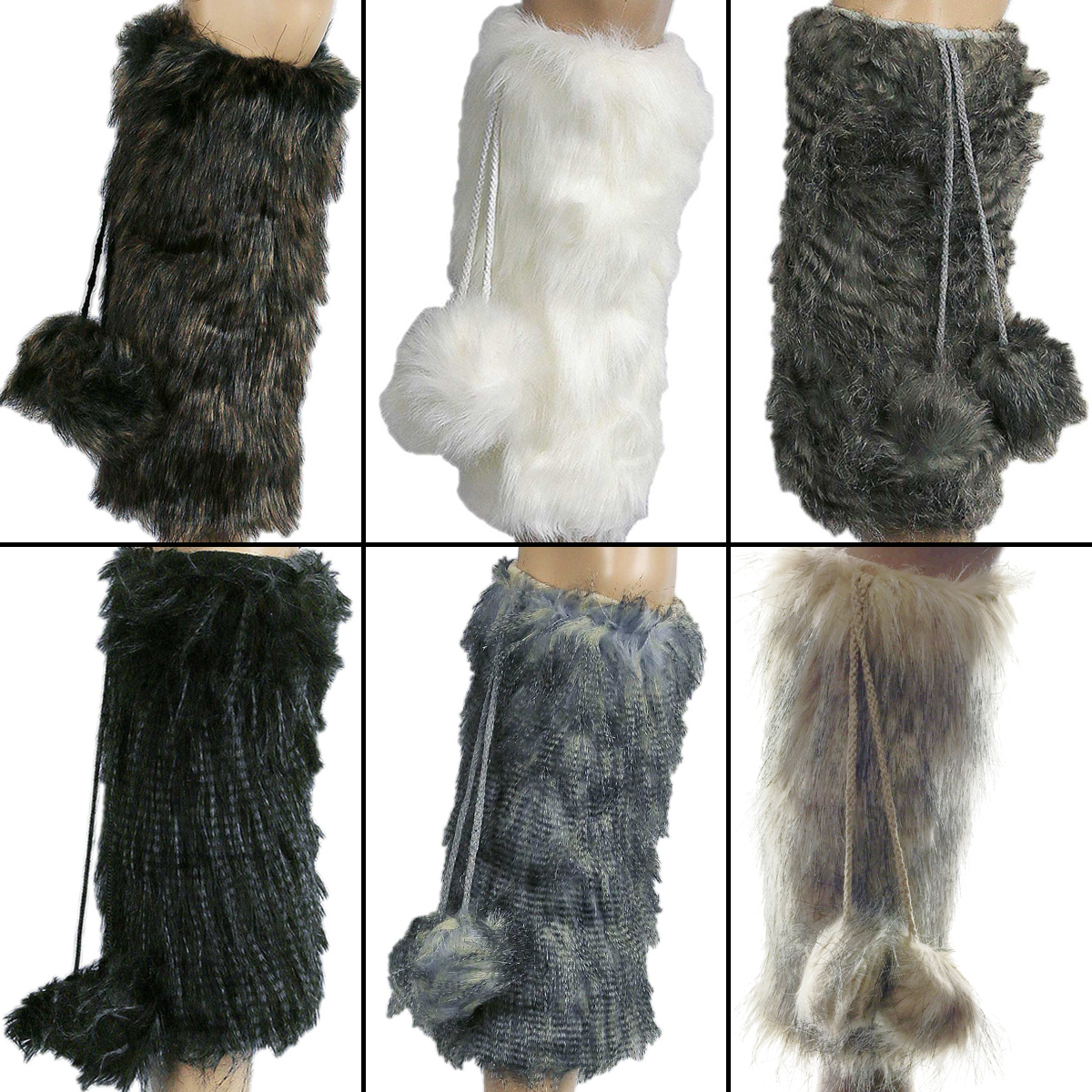 faux fur fuzzy boots