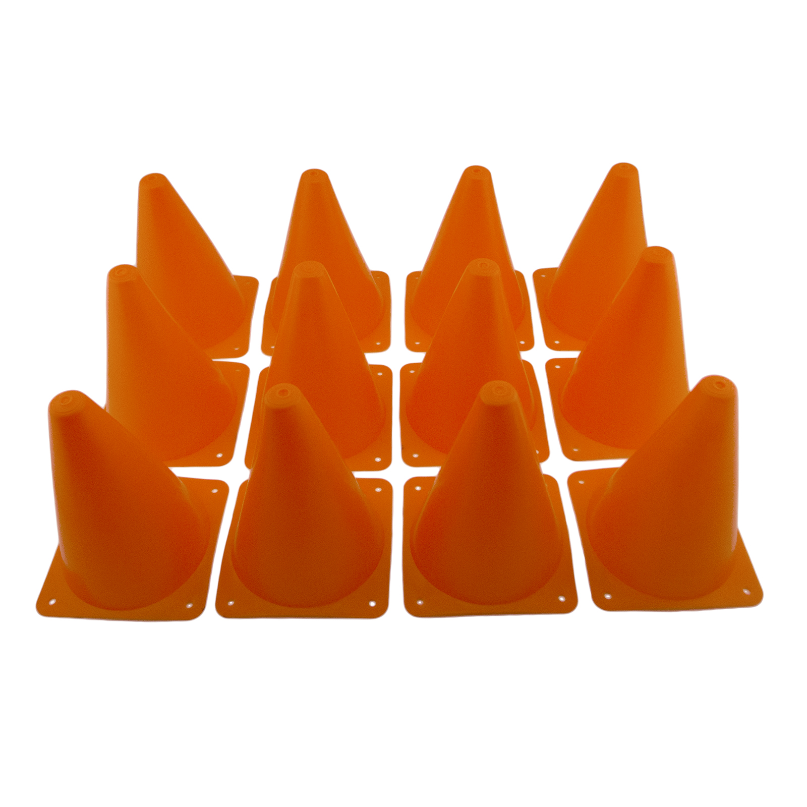 Orange Training Cones 7" Tall Sports Traffic Safety Soccer Football