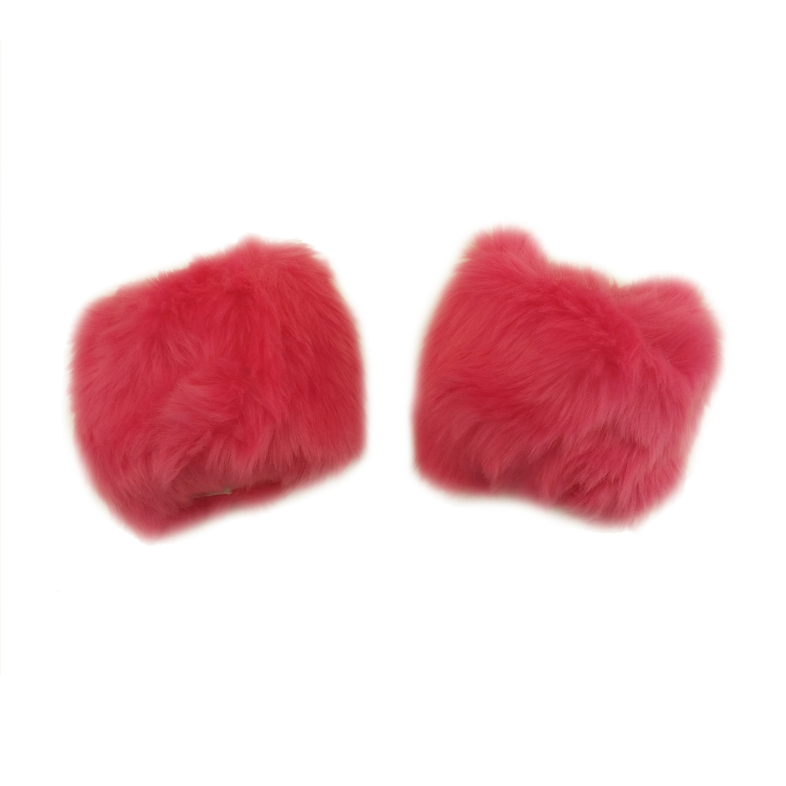 Womens Faux Fur Arm Warmer Cuffs Furry Wrist Cuff Soft Warm Wristbands