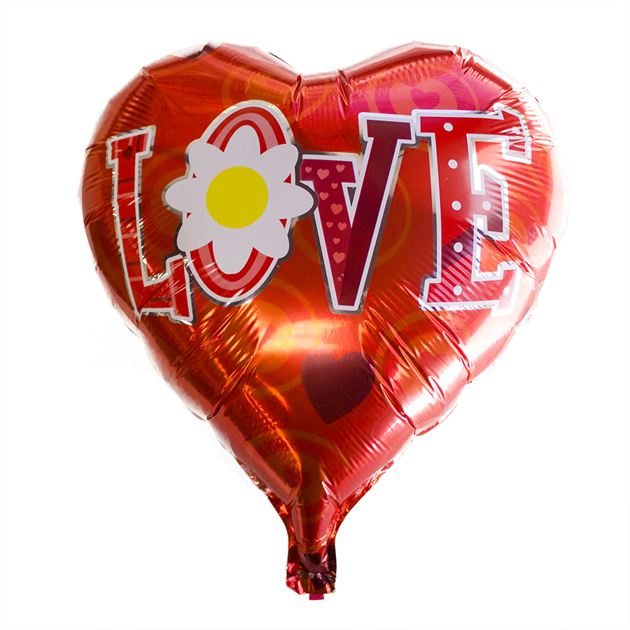 Wholesale 18" Valentines Day Heart Shaped Helium Foil Balloon Party Love Roses eBay