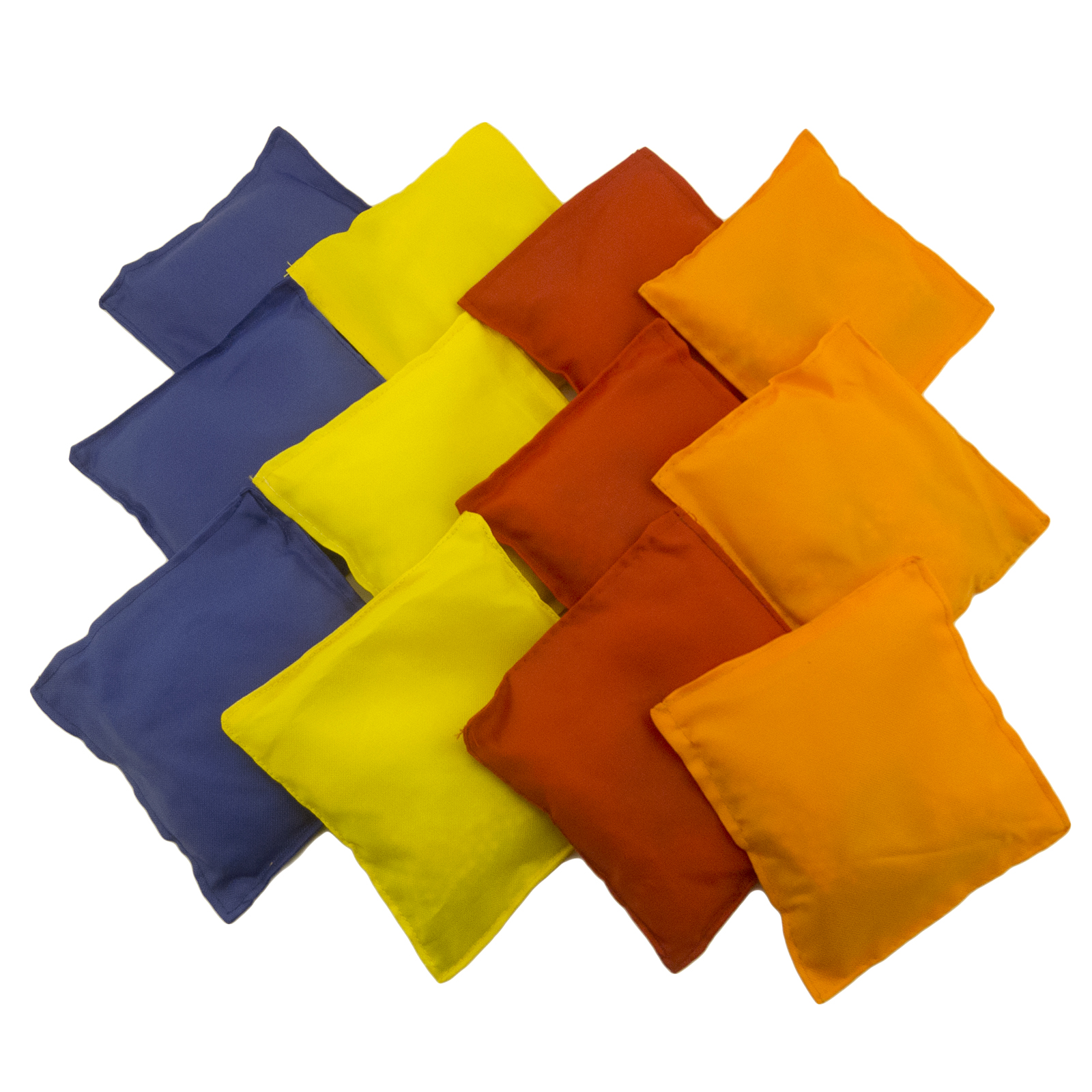 Dozen 5" Assorted Nylon Bean Bags Cornhole Bag Toss Game Baggo Carnival