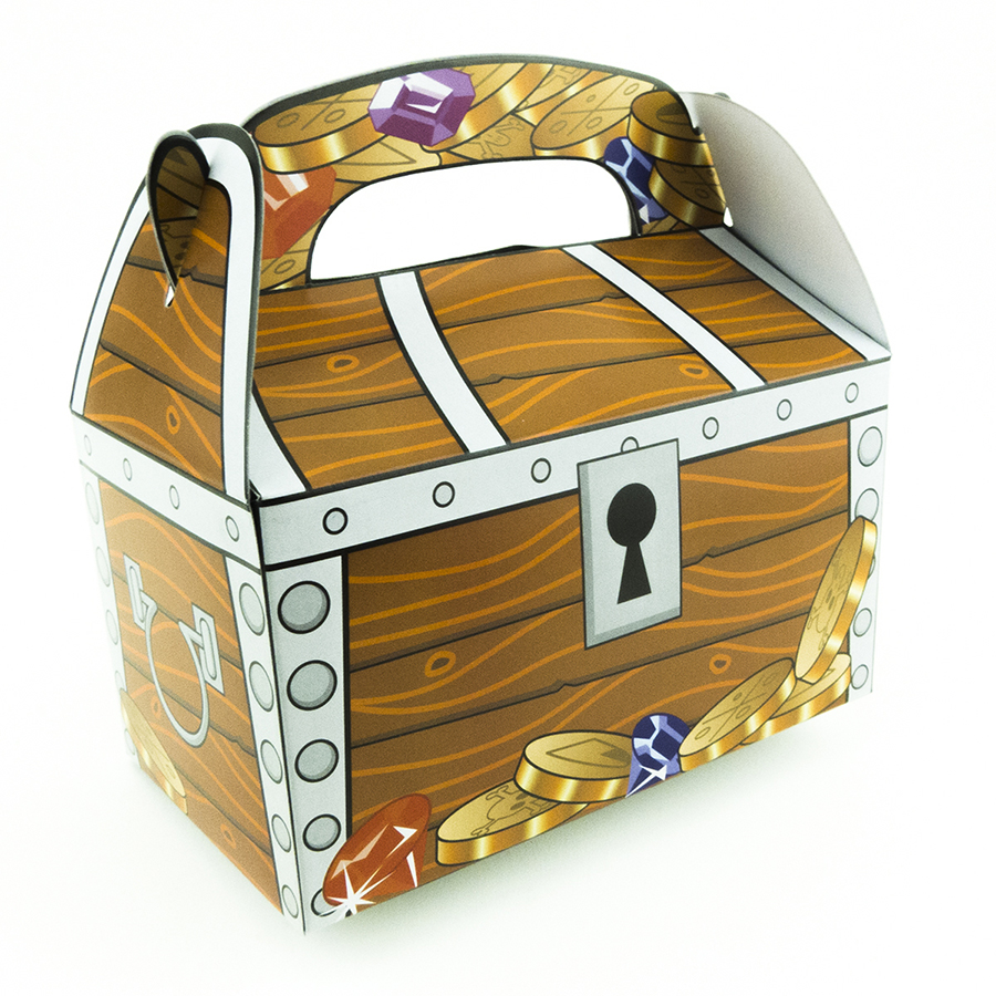 Treasure Chest Treat Boxes PIRATE Birthday Party Loot Favors Favor Box
