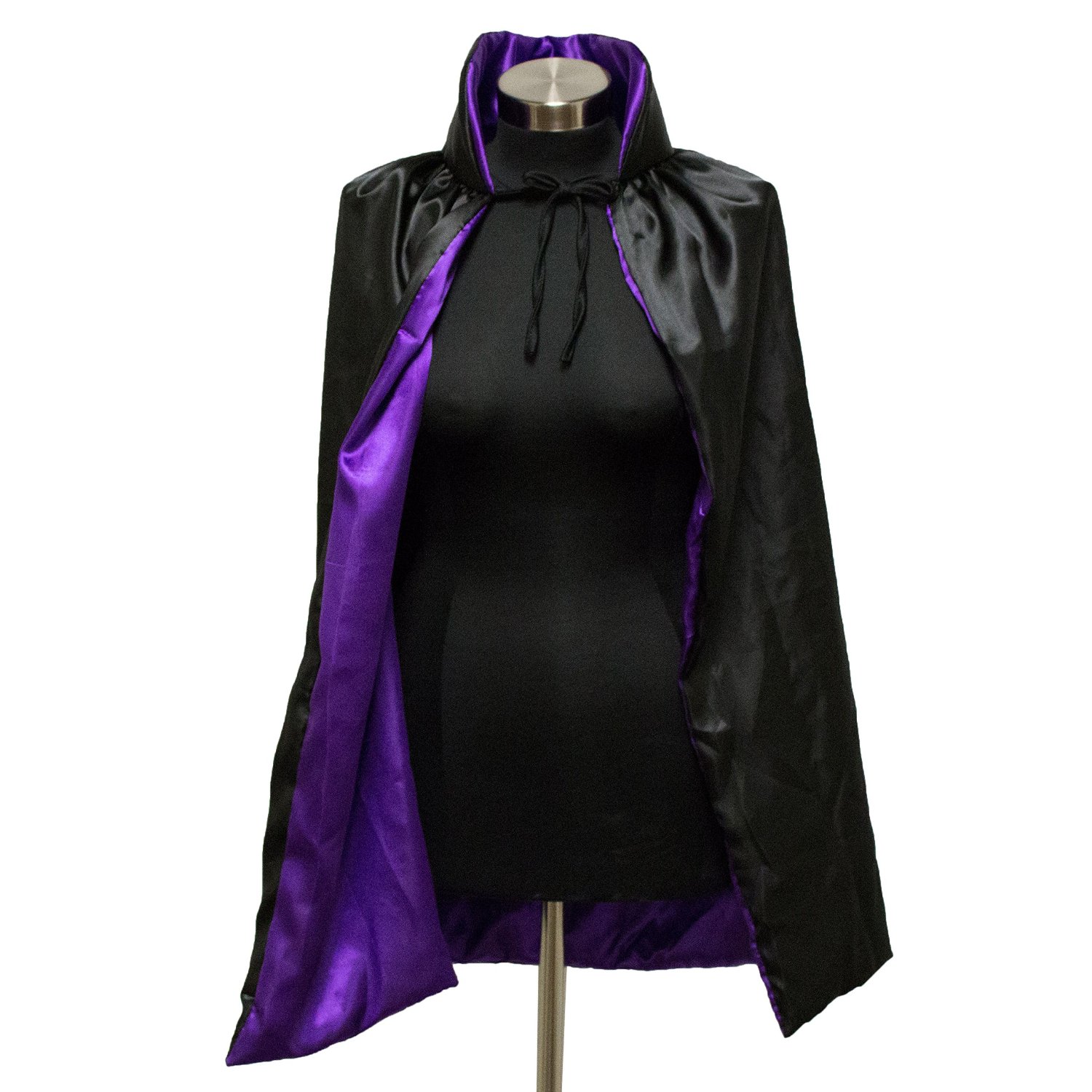 Purple Hooded Witch Cape Halloween Count Dracula Wizard Cloak Costume Vampire Ebay 9928