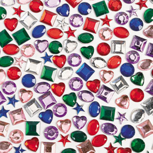 Stick On Rhinestones Self Adhesive Crystals Gems Jewels Multi Colors