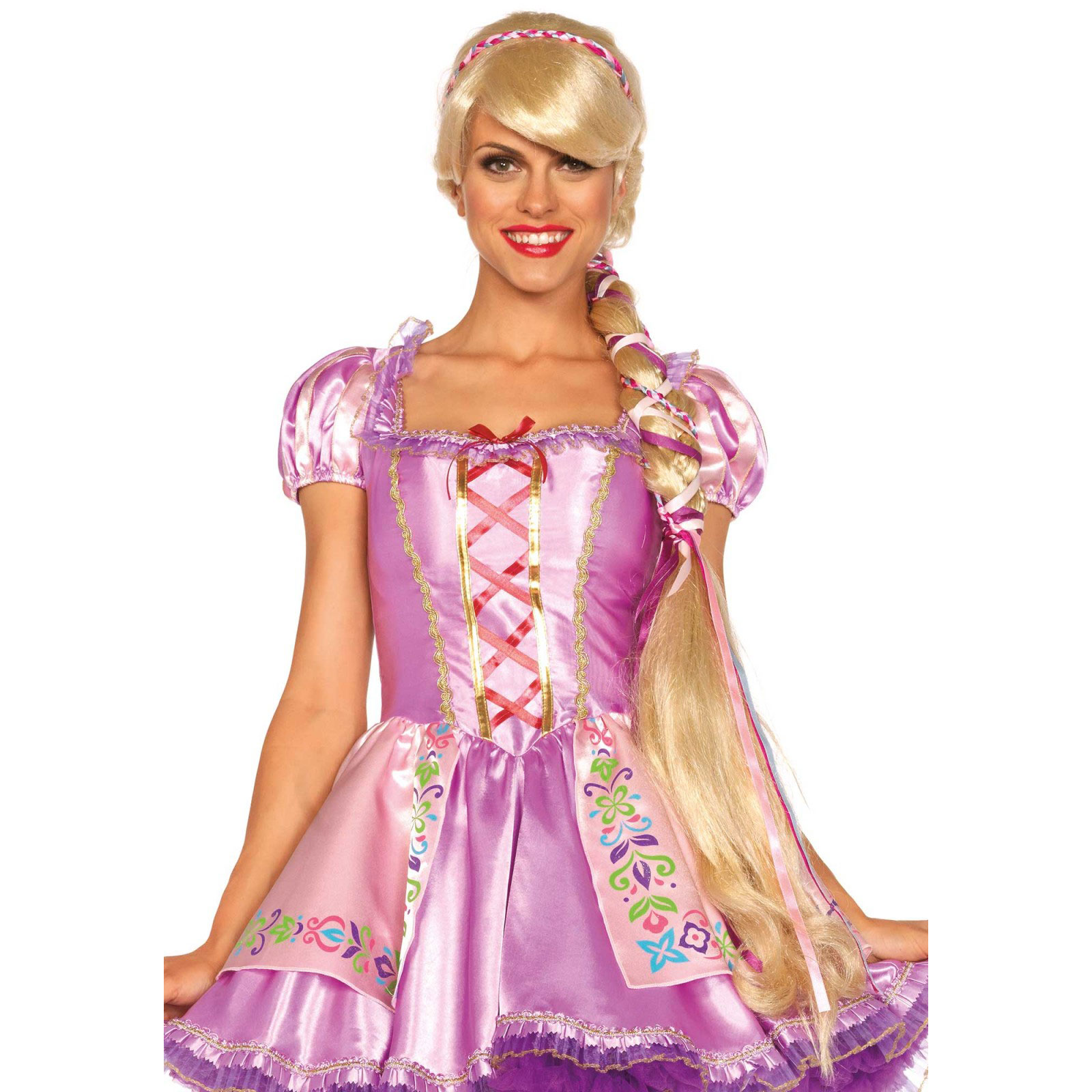 Princess Rapunzel Long Braid Blonde Wig Halloween Costume Tangled Disney Cosplay Ebay