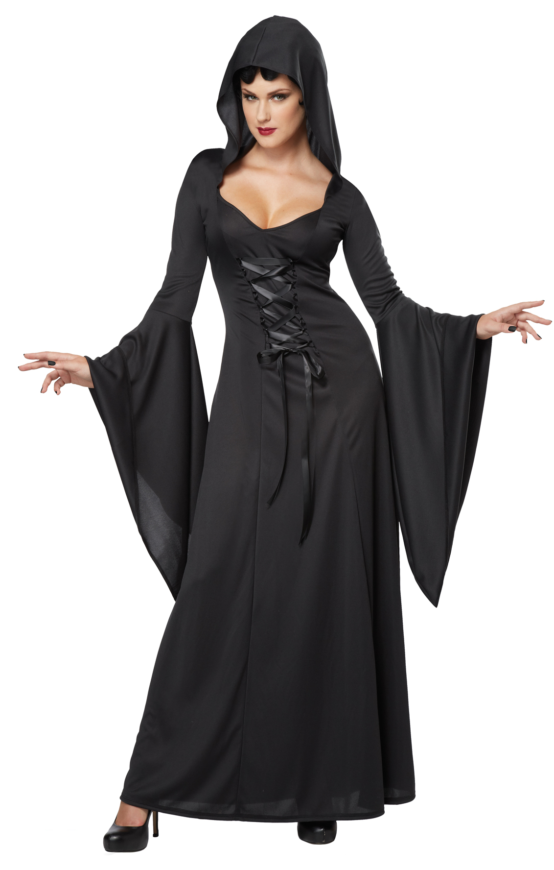 long black halloween dress