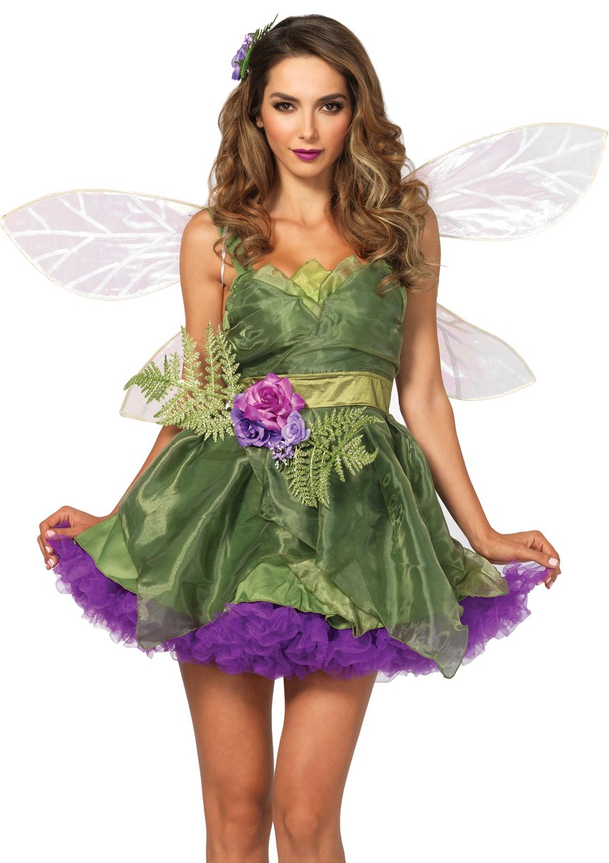 Rebel Tinkerbell Pixie Woodland Fairy Women's Adult Halloween Fancy ...