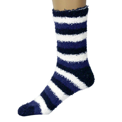 Men's Warm Fuzzy Socks Striped Cool Fluffy Colorful Winter Comfortable ...