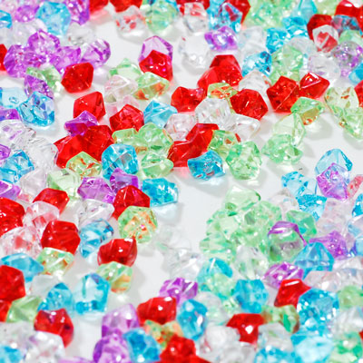 1lbs Mini Acrylic Crystal Ice Rock Vase Filler Decor Jewelry Making DIY Projects