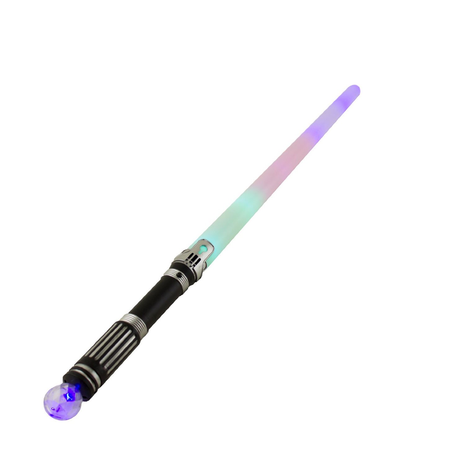 Light-Up Samurai Saber Sword Stick LED Flashing Ninja Ball Lightsaber ...