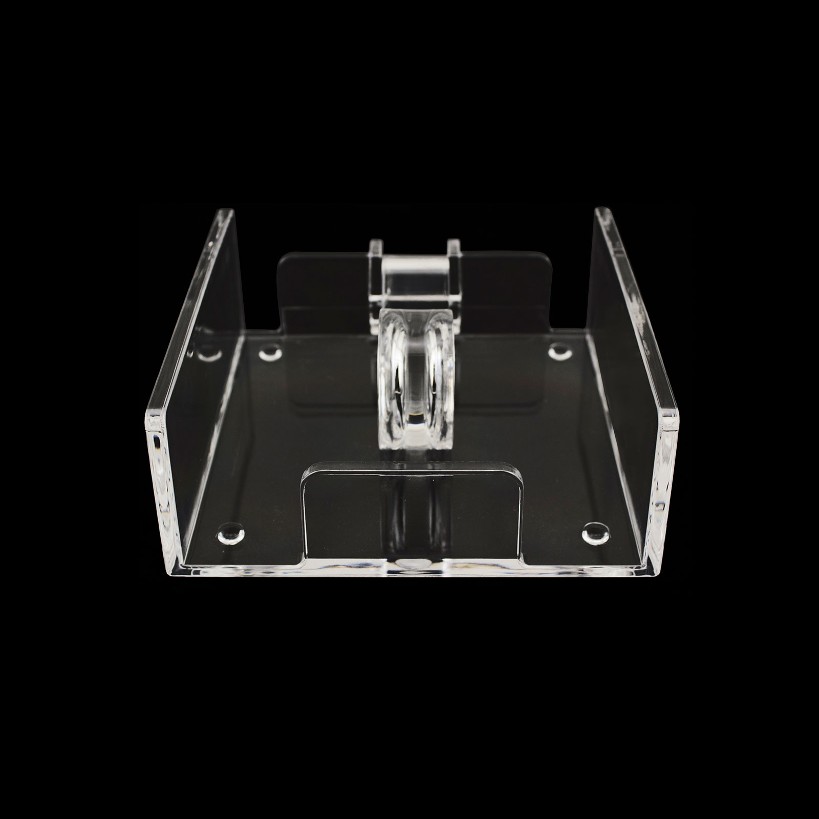 Acrylic Cocktail Napkin Holder Luncheon Roller Style Dispenser Table