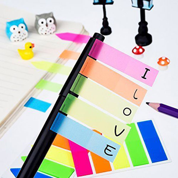 320pcs Fluorescent Sticky Notes Book Page Marks Index tabs Note