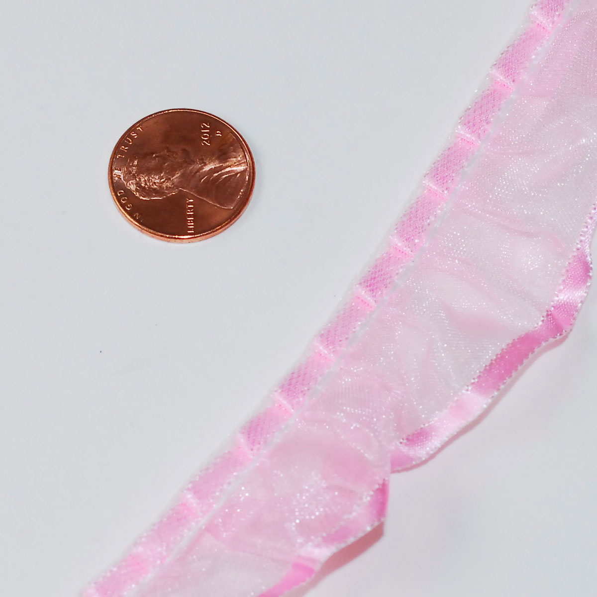 Lace Ruffle Ribbon Trim 1" 25 Yards Wedding Baby Shower Craft Sewing