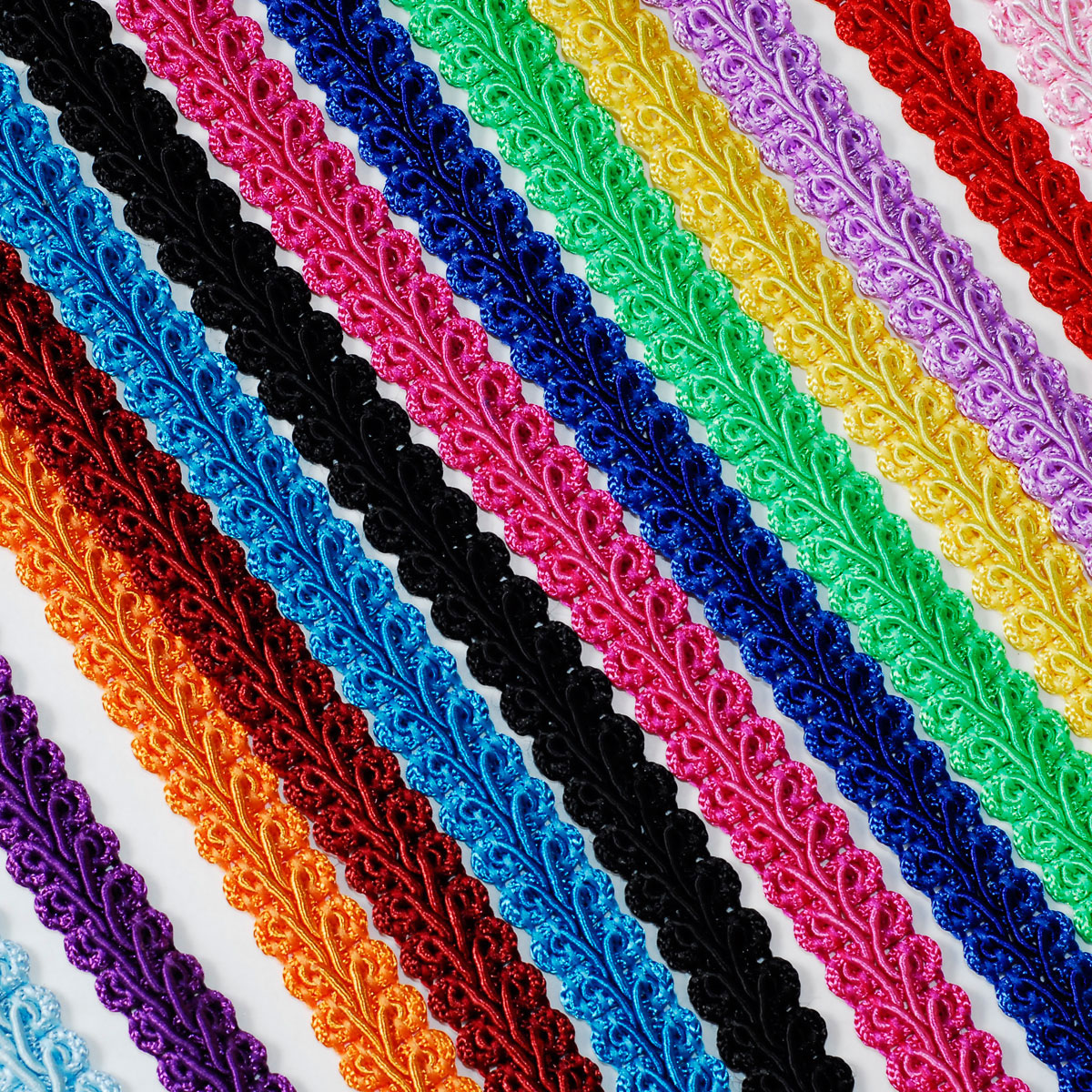 Braided Gimp Trim Ribbon wedding prom party birthday decorations 1 Roll ...