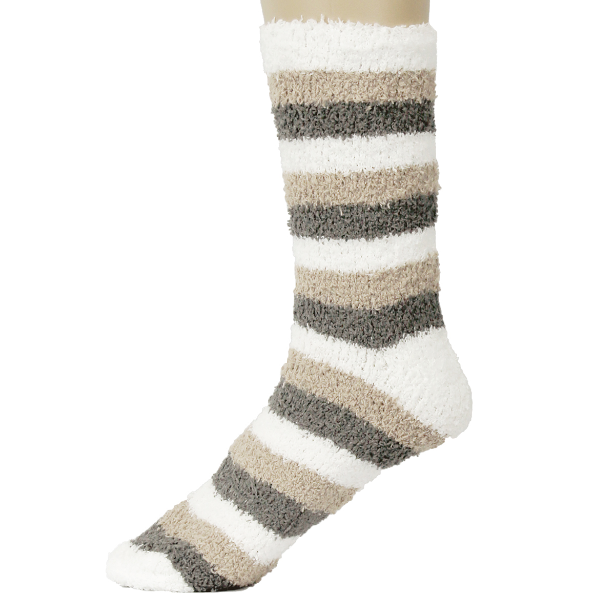 New Mens Warm Fuzzy Socks Striped Cool Fluffy Colorful Winter ...
