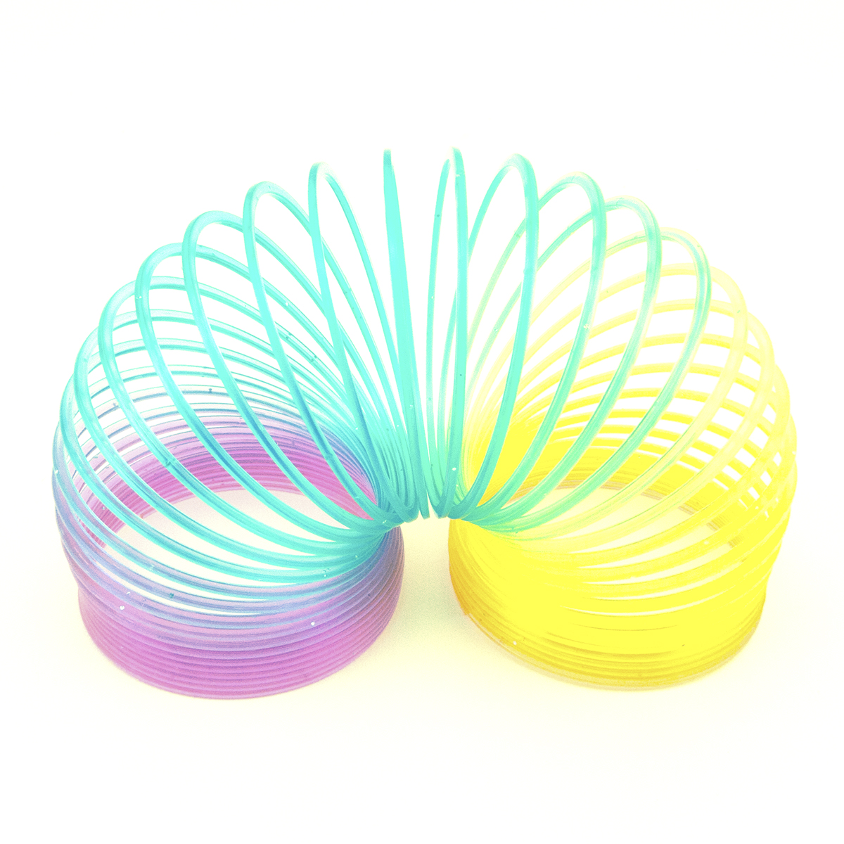 12pk Colorful Rainbow Plastic Magic Spring Childrens Slinky Childs Toy ...