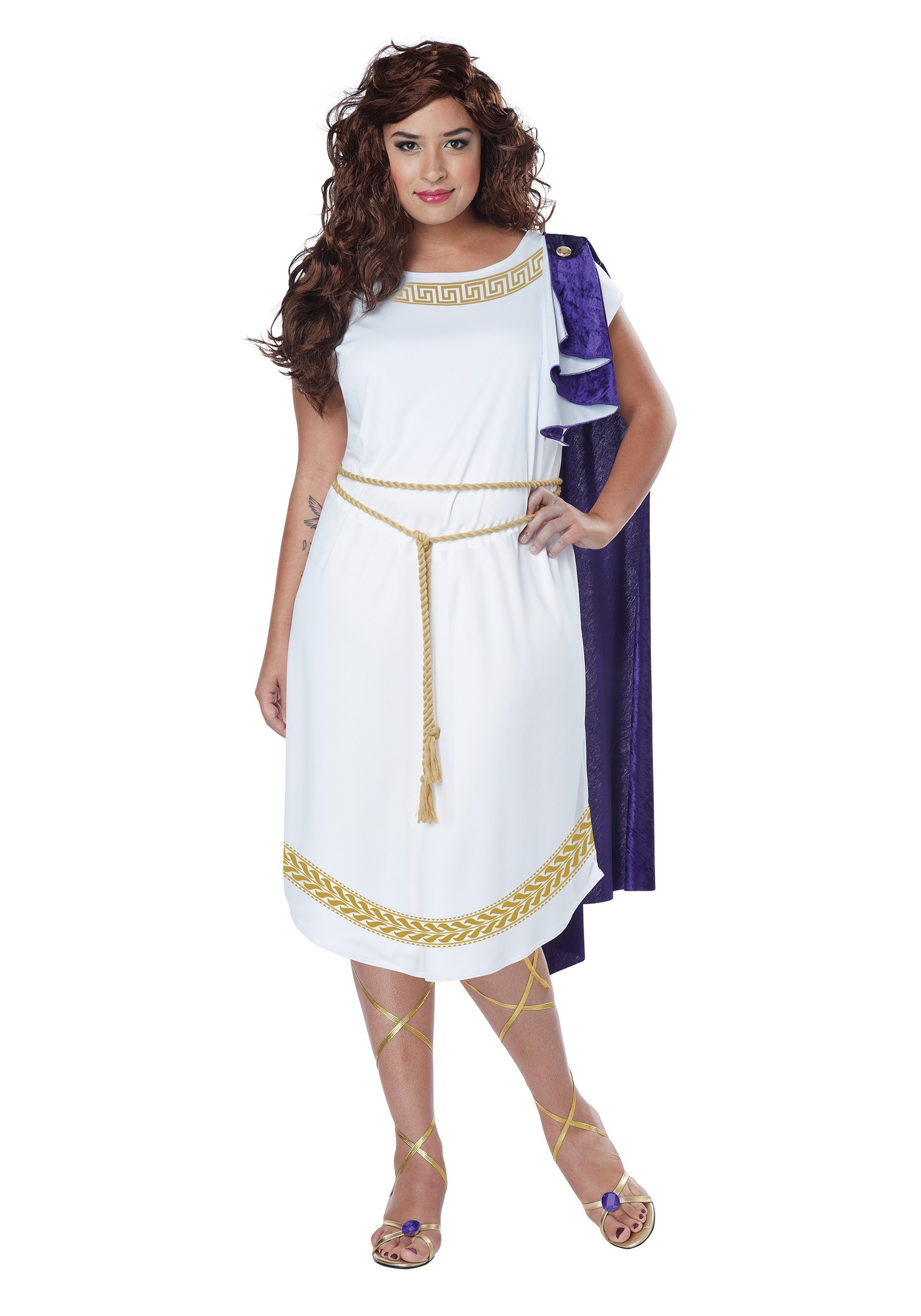 womens plus size grecian toga dress